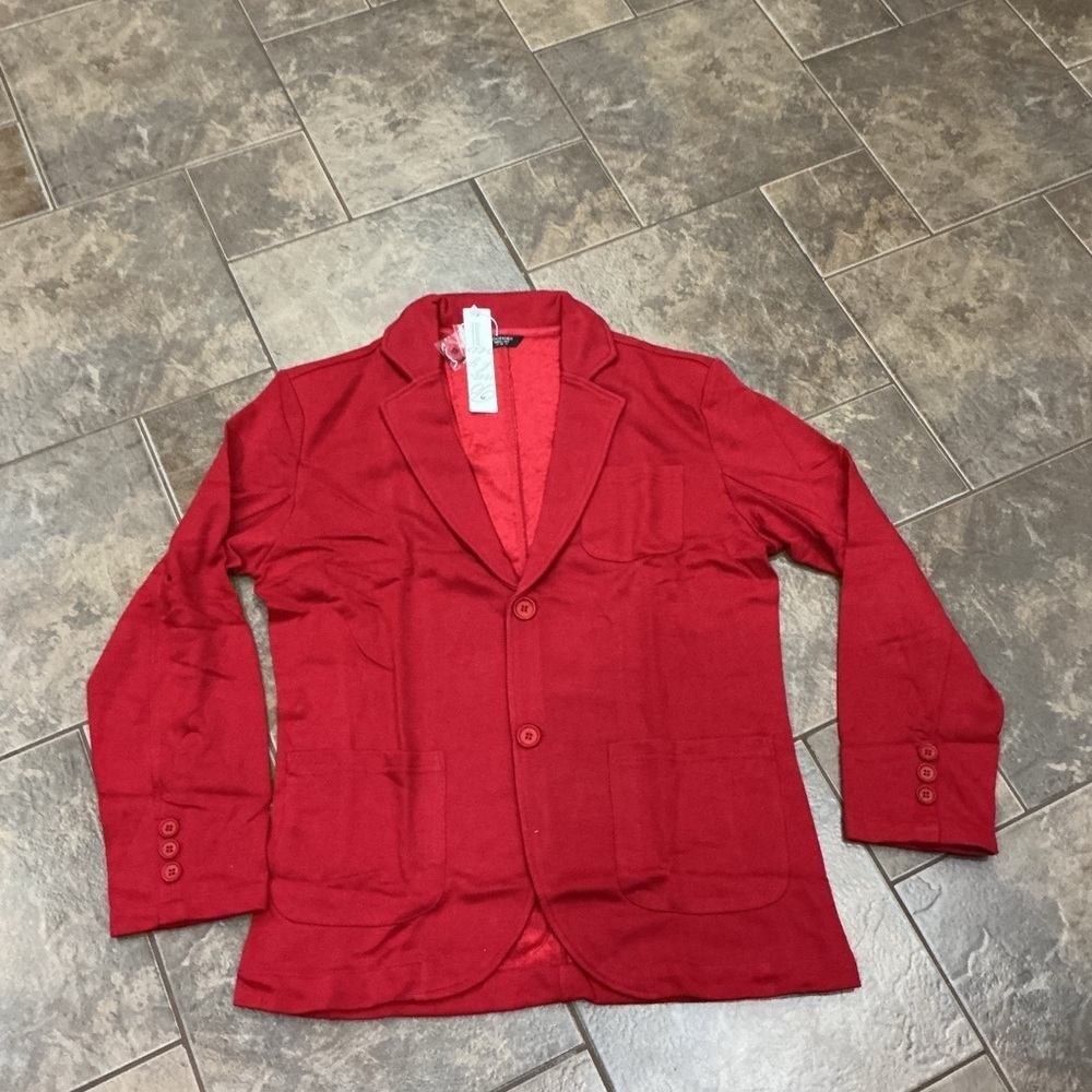 🥵 Red Men's Casual Blazer sweater